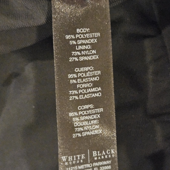 White House Black Market NWT Sz 4 Floral Print Tier Slimming Sleeveless Dress - Picture 13 of 13